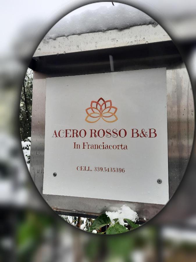 Acero Rosso B&B In Franciacorta Erbusco Exteriör bild